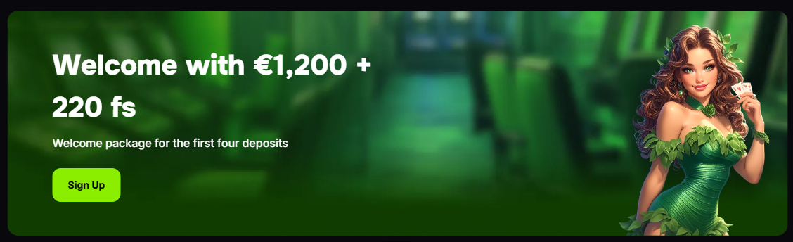 1. Verde Casino – captură de ecran și ofertă